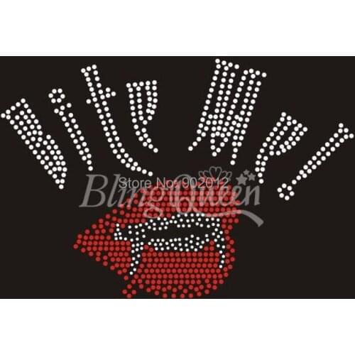 BlingQueen 25PCS/LOT Hot Fix Iron On Rhinestone Appliques Transfers