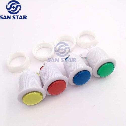 10 Pieces A Pack A4 Arcade Push Button For Game Machine Screw Type