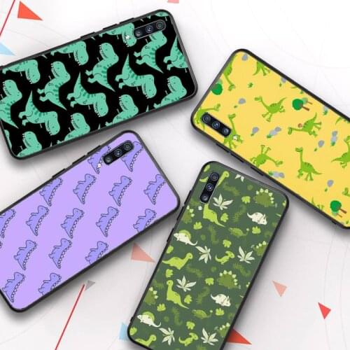 Dinosaur lovely animal painting Phone Case For Samsung Galaxy A 3 6 7 8 10 20 30 40 50 70 71 10S 20S 30S 50S PLUS