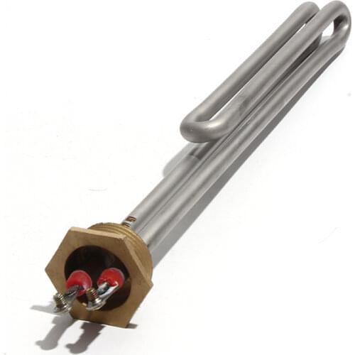 Stainless Steel Electrical Heating Element Booster Tube For Water Boiler ,1"/DN25/32mm, AC110V/20V/380V,1/2/3/4/6KW