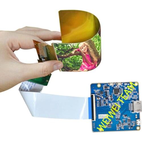 Flexible Oled Display 6 inch 2160x1080 High Resolution Amoled Screen Mipi Driver Board Super Slim Bandable Panel