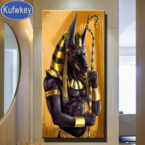 Egyptian Pharaoh Warrior Diamond Painting 5D DIY Mystery Box, Different Styles, Picture Of Rhinestones, Cross Stitch Gift