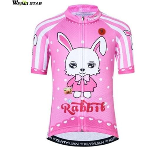 Summer Cycling Jersey Children Bike Clothing Road Bicycle Shirt Sportswear Bike Jersey for Boy and Girl