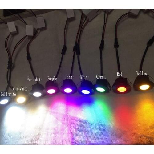 New white body pink color Mini LED Downlights 3.5W 39mm 95V-277V Jewelry Display Ceiling spots Recessed Cabinet Spot Lamp