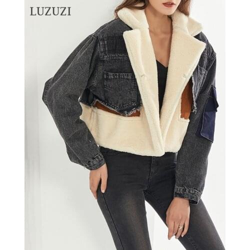 Женские джинсовые куртки Luzuzi China At AliExpress