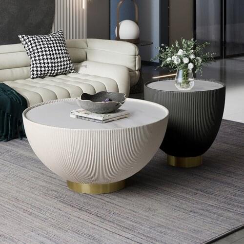 Living Room Furniture Round Coffee Tables Modern Simple Small Apartment Bedroom Endtable Creative Hotel Designer Bedside Table