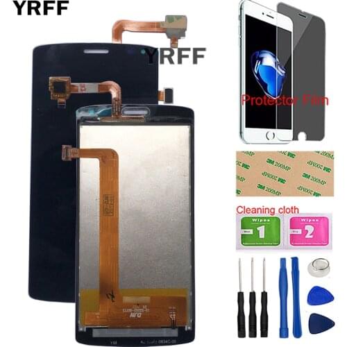 Mobile Phone LCD Display For Fly IQ4417 LCD Screen For Fly IQ4417 ERA Energy 3 LCD Display Screen Assembly Tools Protector Film