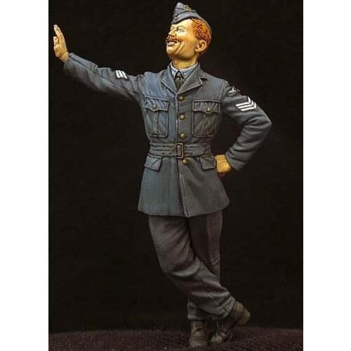 1/35 scale WW2 Allied Pilots Sergeant WWII Resin Model Kit Model Free Shipping