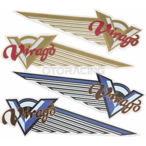 Motorcycle Gas Fuel Tank Decals Stickers For Yamaha Virago XV125 XV250 XV400 XV500 XV535 XV700 XV750 XV920 XV1000 XV1100