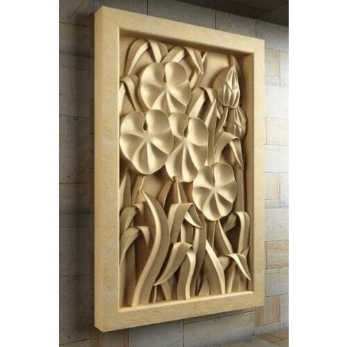 Wall decoraion CNC Router relief model STL format 3D model artcam type3 cnc engraving M197