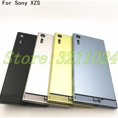 Origina Battery Housing Door 5.2 inches For Sony XZS G8231 G8232 Back Cover Case Battery Door Back Cover Housing Frame With Logo