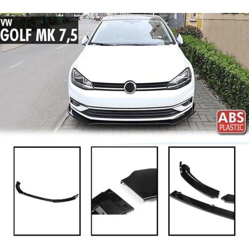 For VOLKSWAGEN GOLF MK7 MK7,5 FRONT bumper SPOILER LIP