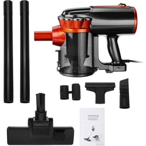 600W Portable Handheld Vacuum Cleaner Low Noise Multifunctional Cleaner Strong Suction 16000Pa Dust Collector Aspirator 2 In 1