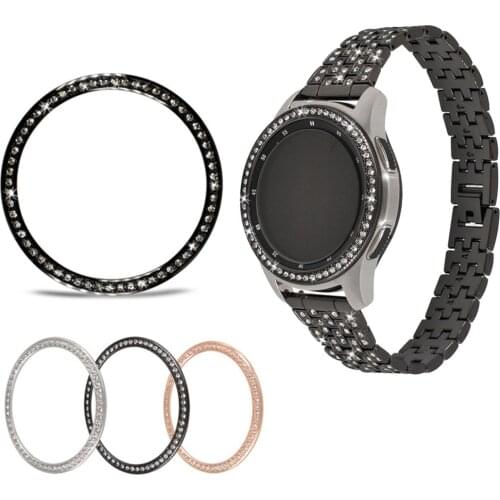 42/46 mm For Samsung Galaxy Watch Bezel Ring Women Crystal Bezel Ring Adhesive Cover Anti Scratch Protect Case Watch Accessories