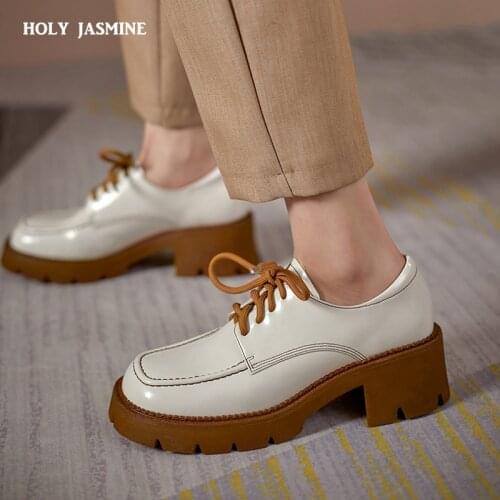 2021 Women Pumps Natural Leather Shoes 22-25cm Cowhide Upper Pigskin Lining Retro Shoe for Women Heels Women Pumps Women Shoes