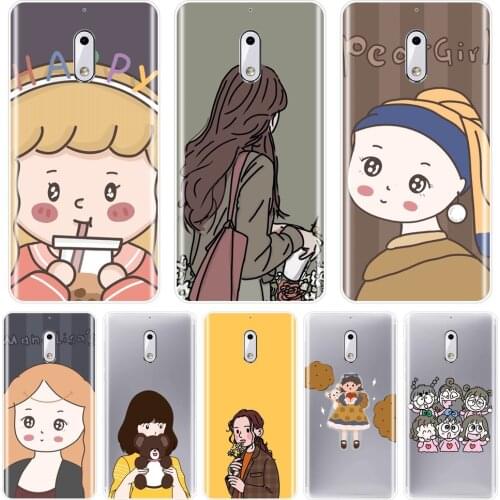 Back Cover For Nokia 7 Plus X71 X6 Nokia6 Nokia5 Nokia3 Nokia2 Kpop Girl Silicone Phone Case For Nokia 1 Plus 2 3 5 6 8 9 Case