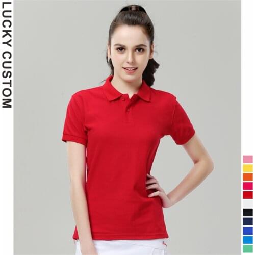 Femme Polo Shirt De Sport À Manches Courtes Golf Tennis Topscustom Design Company Brand Logo/print Embroideryshort Sleeve