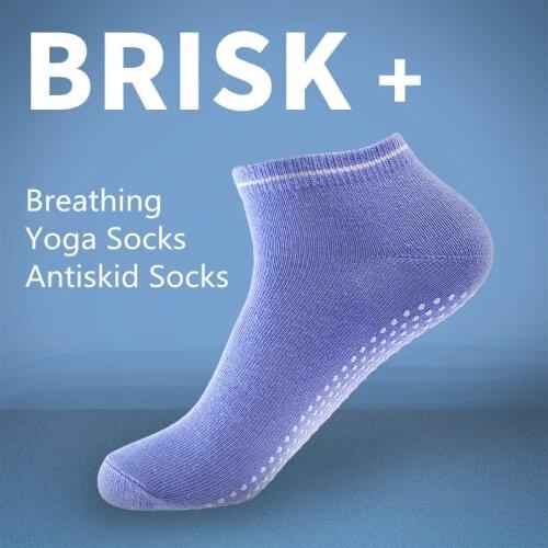 High Quality Women Anti-Slip Breathable Yoga Socks Fitness Sport Socks Cotton Ankle Socks Candy Colored Indoor Floor Socks