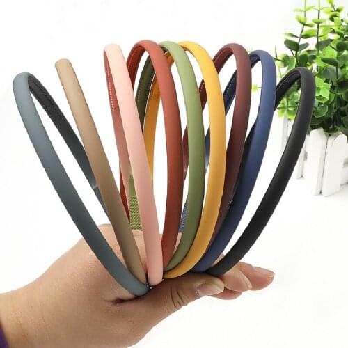 1PC Womens Headband Kids Ultra-thin Hairband Frosted Headpiece Elastic Hair Bands Hair Hoop Girls Head Wrap Hair Accessories