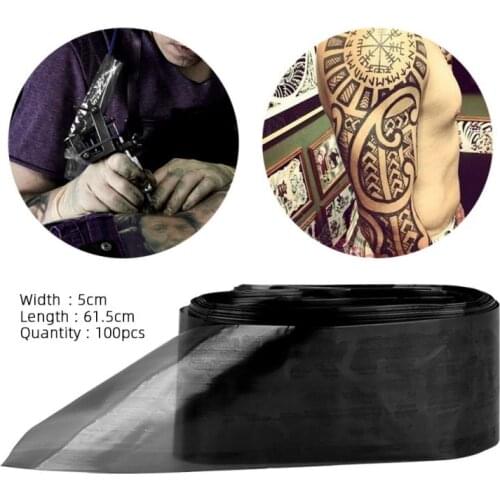 100PCS Tattoo Clip Cord Sleeves Covers Bags For Tattoo Machine Permanent Makeup Waterproof Tattoo Machine Tattoo Accessory