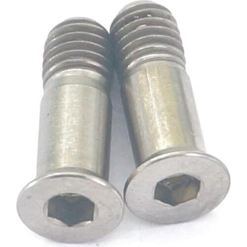 2PCS M5 14.2mm Ti GR5 Titanium Bike Rear Derailleur Jockey Wheel Pulley Bolts