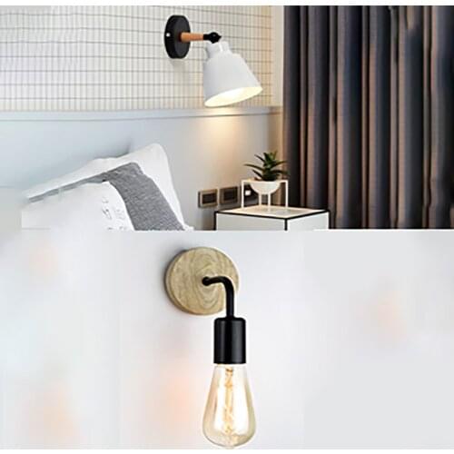 2021 NEW Wall Lamp LED Creative and Simple Iron Night Light Bedroom Bedside Decoratave Lights for Home Corridor Balcony Lighting