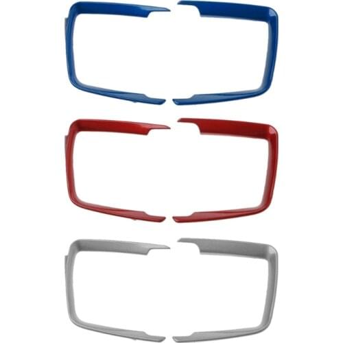 2x ABS Headlight Switch Frame Trim Adjustment Sticker for bmw F30 F31 F32 F34 3 4 X6HF