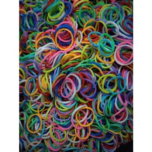 100gDIY Hair Bows Grooming Pet Hair Rubber Band Dog Cat Hair Accessories Yellow rubber band mini latex ring cowhide disposable