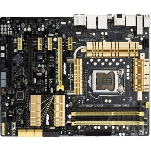 Asus Z87-DELUXE/DUAL Desktop Motherboard Socket LGA 1150 i7 i5 i3 DDR3 SATA3 USB3.0 USED mainboard
