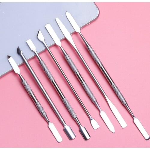 Double-headed Stainless Steel Cuticle Pusher A Dead Skin Thrust Remover For The Professional Cleaning Tool Of the Pedicure Nail