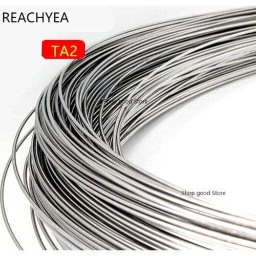 5Meters Titanium Material diameter 0.3MM 0.5MM 1MM 1.2MM 1.5MM 2MM 3MM 4MM 5MM tig welding rods pure titanium rod welding wire