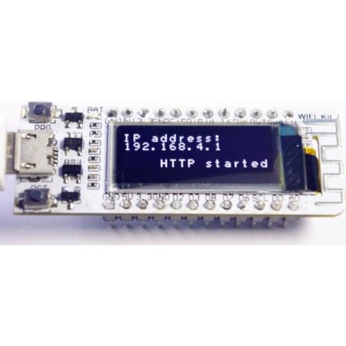 ESP8266 IOT Internet Things Development Board for arduino 0.96 Inch Blue OLED Display WIFI Kit 8 Module 32M Flash IIC NodeMCU