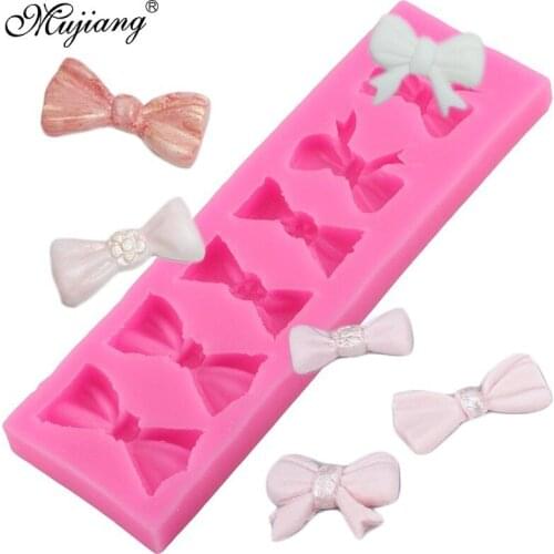 Bow Tie Silicone Mold Candy Chocolate Clay Molds Wedding Fondant Cake Decorating Tools DIY Cupcake Topper Cookie Baking