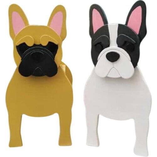 Dog Planter Animal Shaped Cartoon Succulent Planter Wooden Flower Pot Decor Garden Decoration Supplies Cultivate Flower Seedling