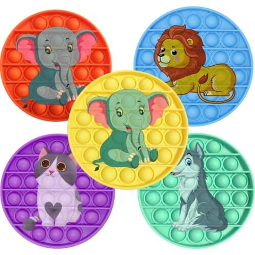 Fidget Toys Simple Dimple Antistress New Push Bubble Rainbow Pops for Hands Popins Squishy Pops Reliver Stress for Adults