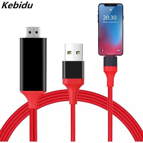 05 Pin to HDMI-compatible Cable HDTV TV Digital AV Adapter USB 1080P Smart Converter Cable for Apple tv for iPhone 7 6S Plus