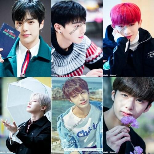 Canvas Painting Monsta X Minhyuk Wonho Wall Art Nordic Posters and Prints Home Decoration Pictures for Living Room Decor