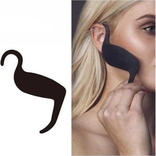 Eyeliner Card Contourer Makeup Stencil Models Profile Shaper Card Durable Template Cheek Nose Outline Styling Eyebrow Stencils