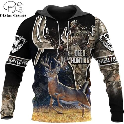 Love Deer Camo Huntaholic 3D Printed Men Hoodie Harajuku Streetwear Sweatshirt Unisex Casual Jacket Tracksuit drop shipping