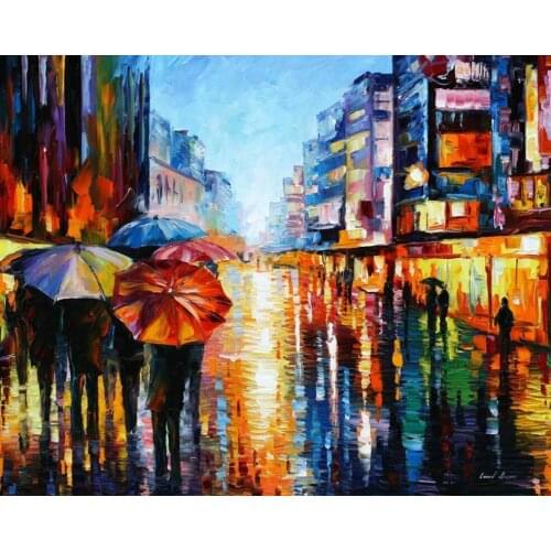 A15032 11CT/14CT/18CT/25CT/28CT night snowing patterns Counted Cross Stitch DIY Cross Stitch Kits Embroidery Needlework Sets