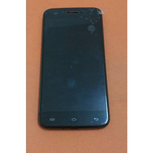 Used Original Touch screen + LCD display + Frame for Doogee F3 Pro MTK6753 Octa Core 1.3GHz 5.0" FHD 1920x1080 Free Shipping