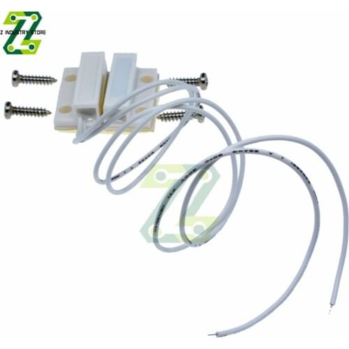 1Pair MC-38A MC38 Wired Door Window Sensor Normally Open Magnetic Switch Home Alarm System For Arduino DC 0-24V