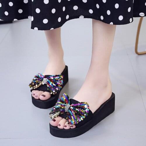 PUPUDA Fashion Slippers Women Summer Platform Slippers Comfortable Casual Slippers Women Wedges Shoes 2021