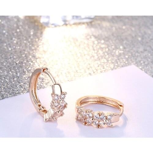 YJGS Temperament Pierced Earrings Fashion Simple Versatile Best Selling Earring For Female Mothers Day Present Womens Day Gift