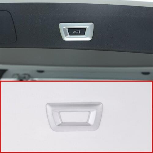 1 Pcs Car Tail Door Button Cover Trim Sticker ABS Chrome For BMW X1 f48 X3 f25 X4 f26 X5 f15 X6 f16 f30 GT 3 5 7 Series f10 f07