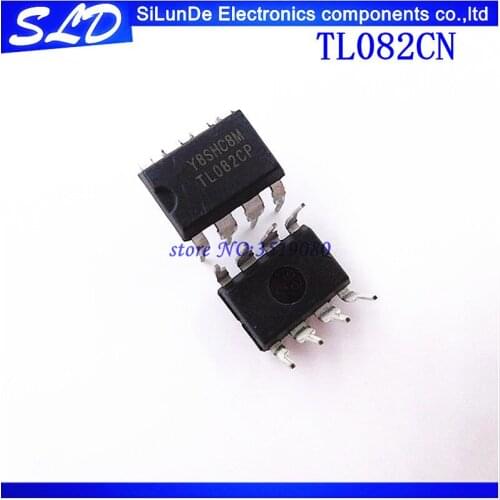 10pcs/lot TL082CN DIP8 TL082 DIP TL082CP new and original in stock