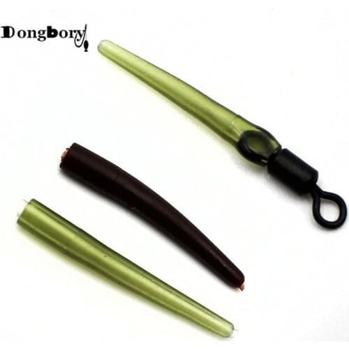 120pcs Carp Fishing Accessories Anti Tangle Sleeves Connect With Carp Hook For Carp Fishing Hair Rigs Zig Rig Terminal Tackle