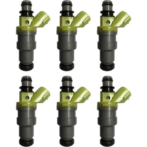 6 Pcs Fuel Injector Nozzles for TOYOTA CRESSIDA SUPRA 3.0L 23250-70080 312CC 1989-92 Part Number:2325070080 2320970080