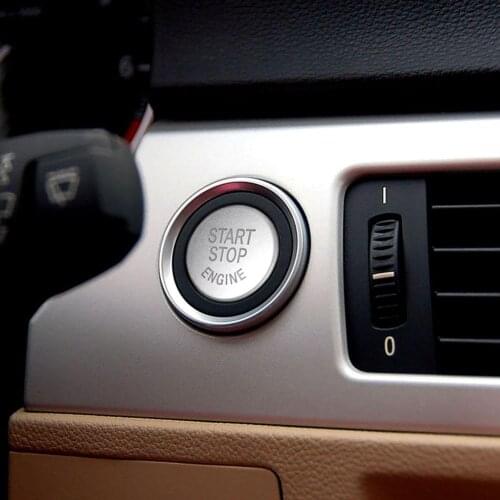 Car Key Switch Start Stop Button Cover Auto Accessories for BMW E90 E Chassis