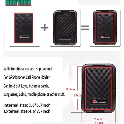 1set Allroad Car anti-skid storage box For Audi sline A4 B5 B6 B7 B8 A3 8P 8V 8L A5 A6 C6 C5 C7 A1 A7 A8 Q3 Q5 Q7 Q8 TT RS
